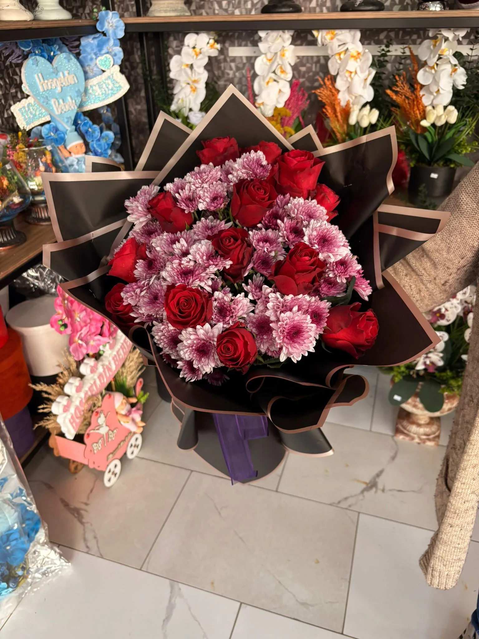 GÜL & MOR PAPATYA BUKETİ 16