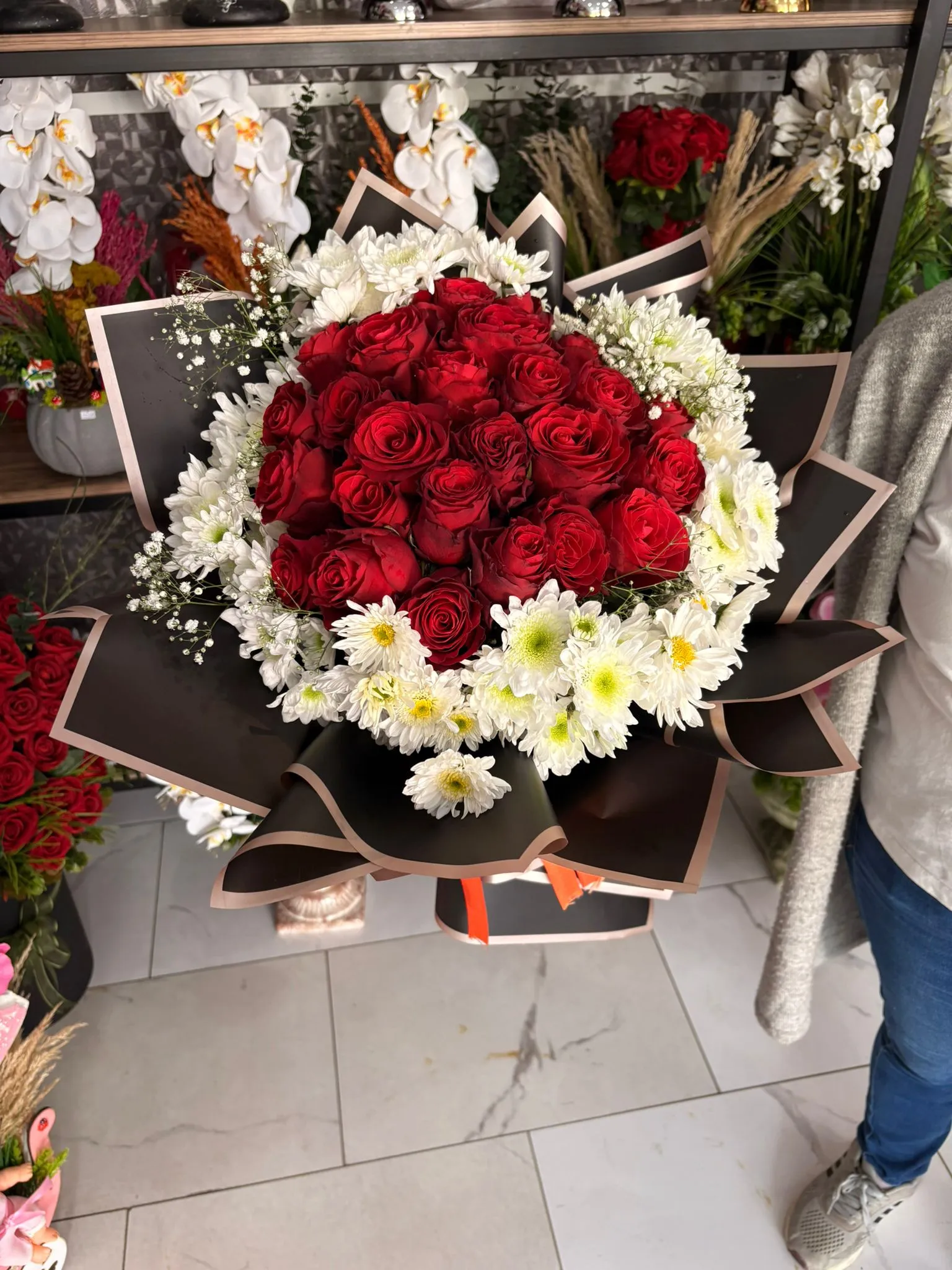 GÜL & PAPATYA BUKETİ 17