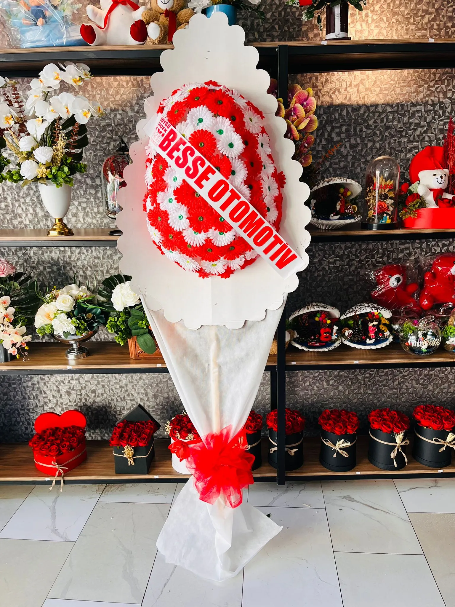 YAPAY GERBERA TEK KATLI ÇELENK 7